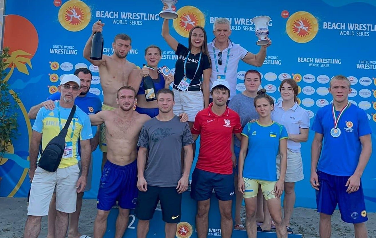 Спортсменка из Бахмута - победительница II этапа Мировой серии по пляжной борьбе