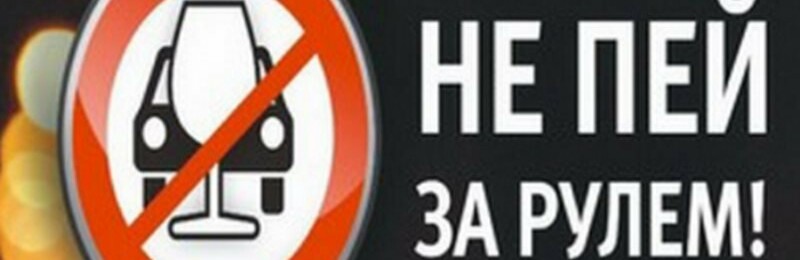 Выпил - за руль не садись!
